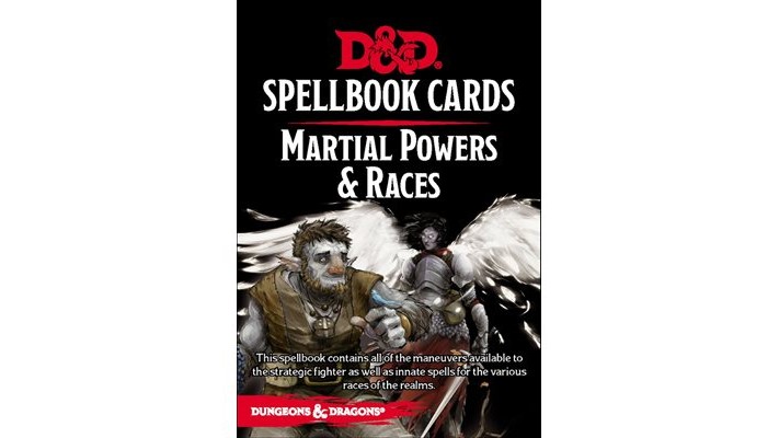 Donjons et Dragons - SpellBook Card - Martial Powers And Races